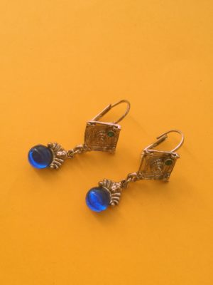 "Dimanche" Vintage Earrings