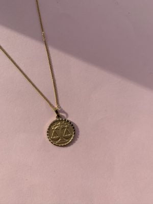 Vintage "Astrologique Necklace" -Libra