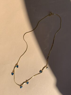 "Les Amours" Vintage Necklace -Green