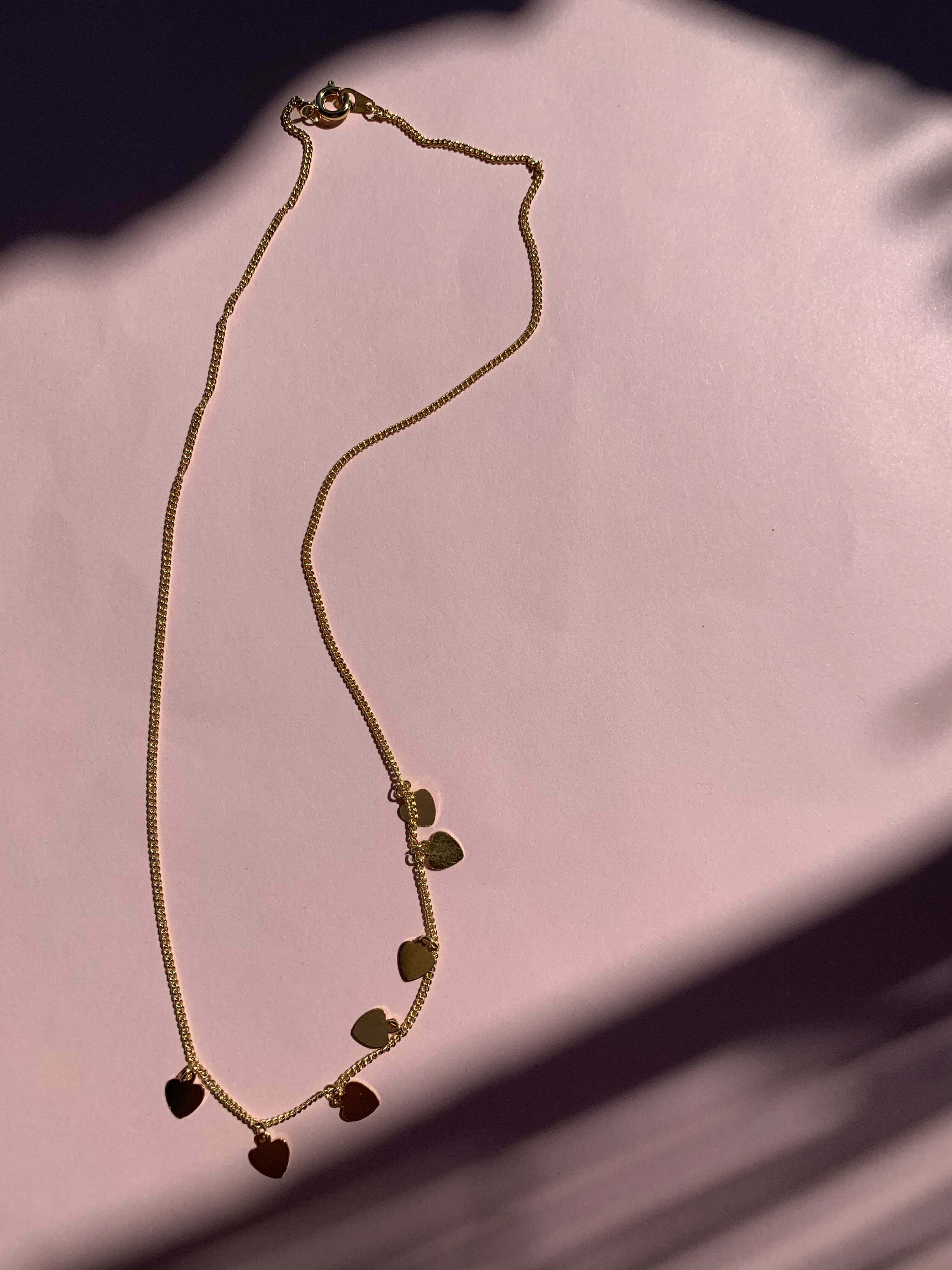 "Les Petits Coeurs" Vintage Necklace