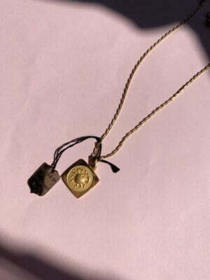 Vintage Gold Plated "Cancer" Necklace