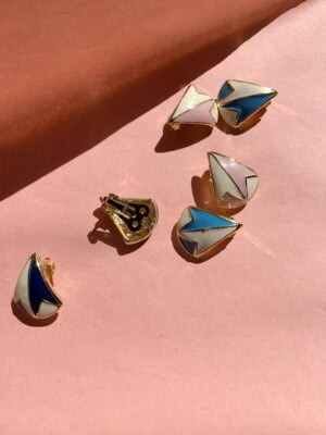 "Berlingot" Vintage Earrings