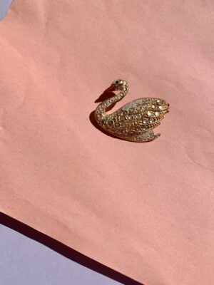 "Le Cygne" Vintage Brooch