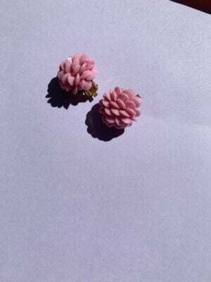 "Confettis" Vintage Clip On Earrings