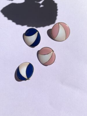 "Demi Volé" Vintage Earrings