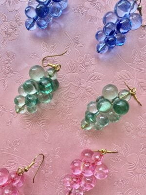 "Les Raisins" Vintage Earrings