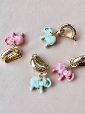 "Elefantino" Vintage Earrings