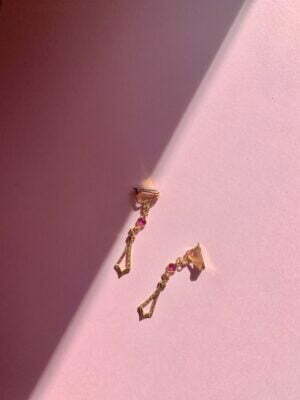 "Princesse" Clip On Vintage Earrings