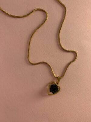 "La Rose Noire" Vintage Necklace