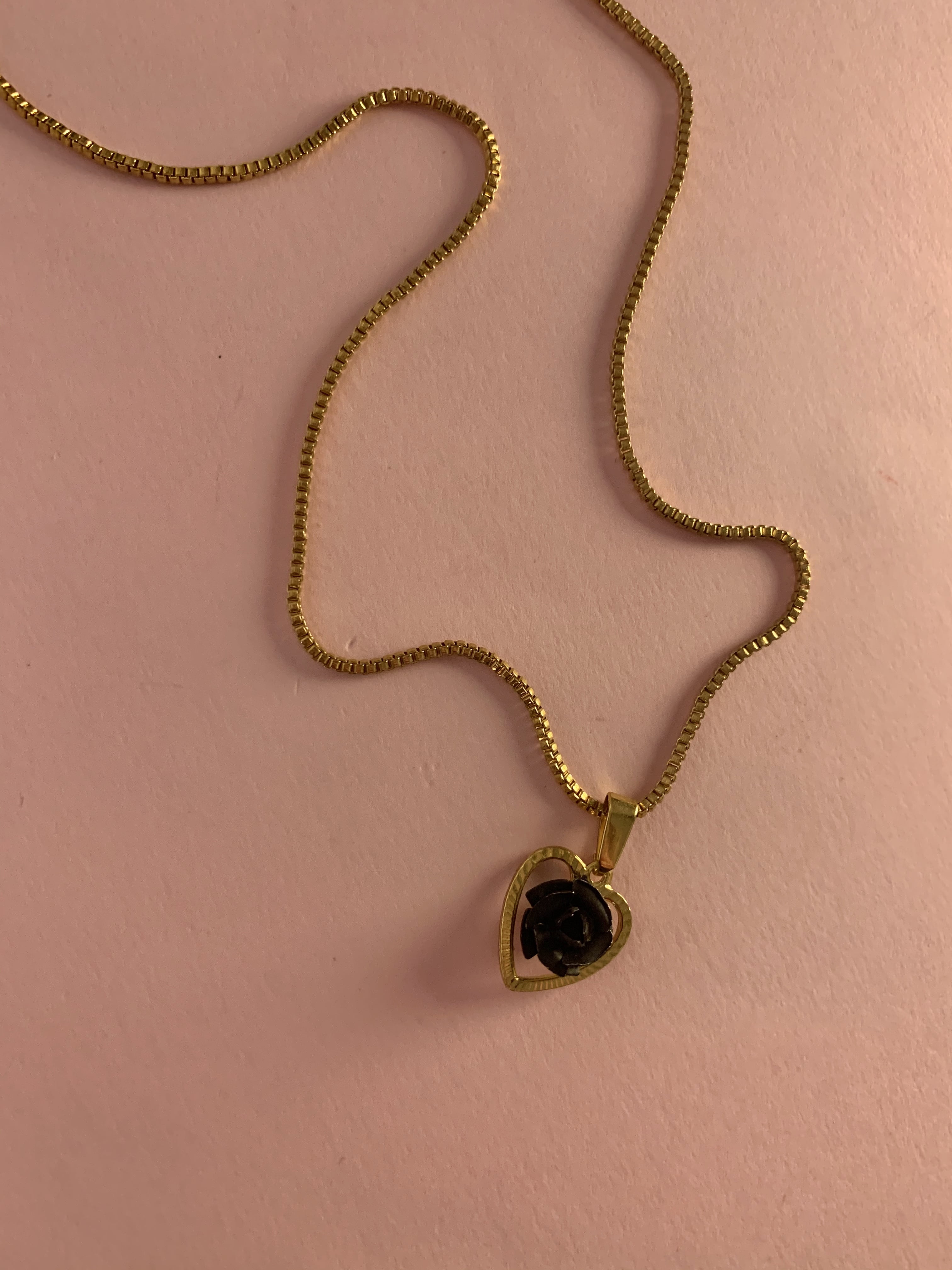 "La Rose Noire" Vintage Necklace