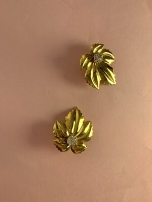Vintage "Festive" Clip on Earrings