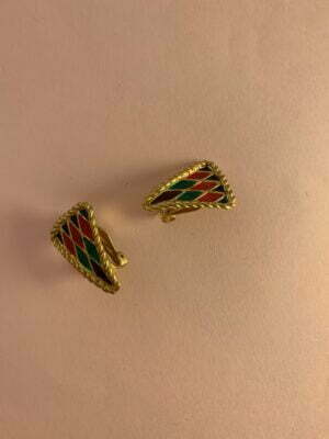 "Arlequin" Vintage Earrings