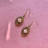 "Petite Rose" Vintage Earrings