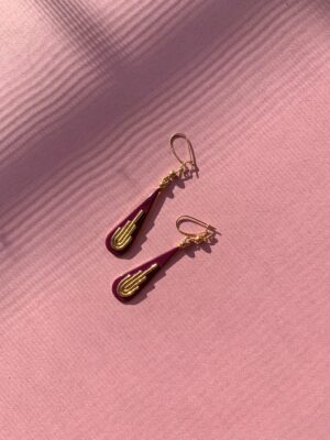 "Deco" Vintage Earrings