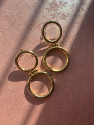 "Hula Hoop" Vintage Earrings