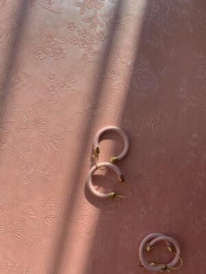 "Pinky" Vintage Earrings