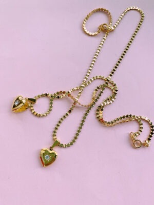 "Ouvre Ton Coeur" Vintage Necklace