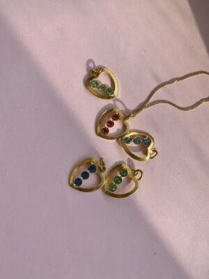 "Mon Coeur Qui Brille" Vintage Necklace