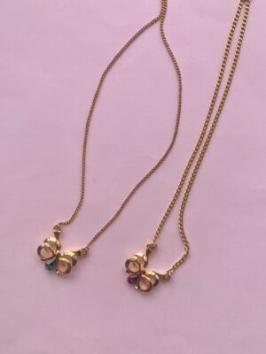 "Joyeux Anniversaire" - Vintage Necklace