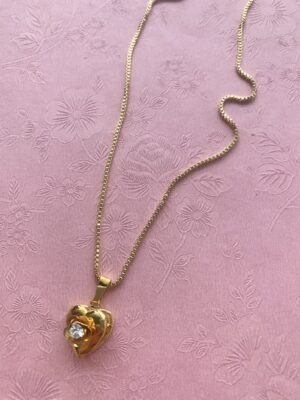 "Ouvre Ton Coeur" - Flower Version Vintage Necklace