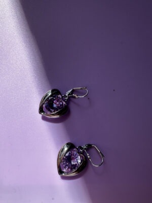 "My Heart" Vintage Earrings