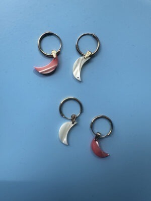 "Madreperlina" Solo Earring -Lune