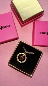 Handmade In Italy, Gold Plated “Congratulations!” Necklace