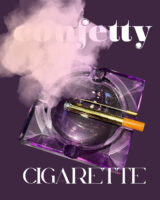 Confetty "Cigarette" Brooch