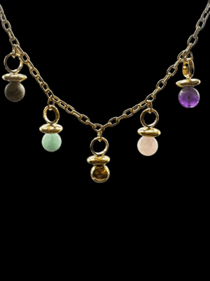 PRE-ORDER for October "All You Can Harmonie" Handmade In Italy, Gold Plated Necklace