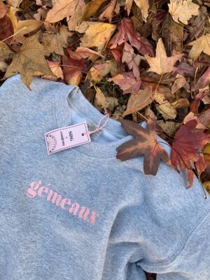 Astrologique Sweater SDG Studio/Copertinamia X CONFETTY -Sport Grey