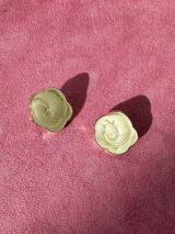 "Nuages" Vintage Clip On Earrings