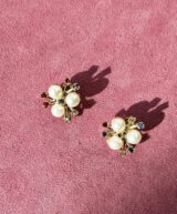 "Hier Soir" Vintage Clip On Earrings