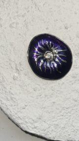 "Soleil" Vintage Brooch - Purple