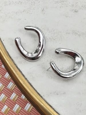 "Virgule" Vintage Earrings