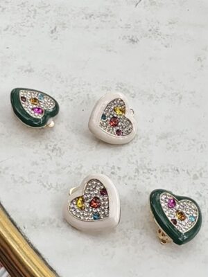 "Amourette" Vintage Clip-On Earrings